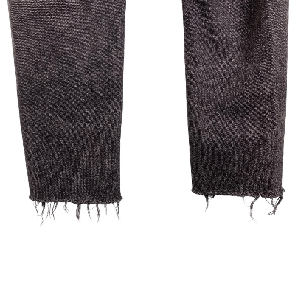 & Other Stories High Rise Slim Cut Jeans Black Gray Acid Wash 26 - Picture 5 of 9